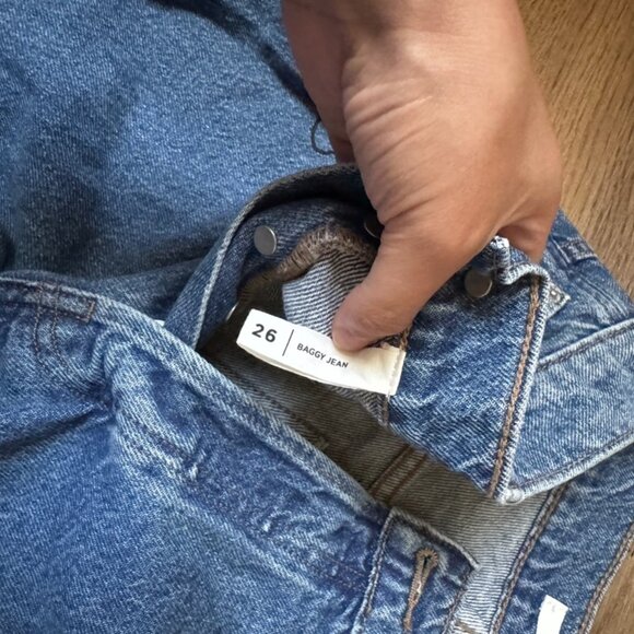 PacSun Rainbow, Mushroom, and Cherry Printed Baggy Jeans - Medium Wash - Picture 6 of 8